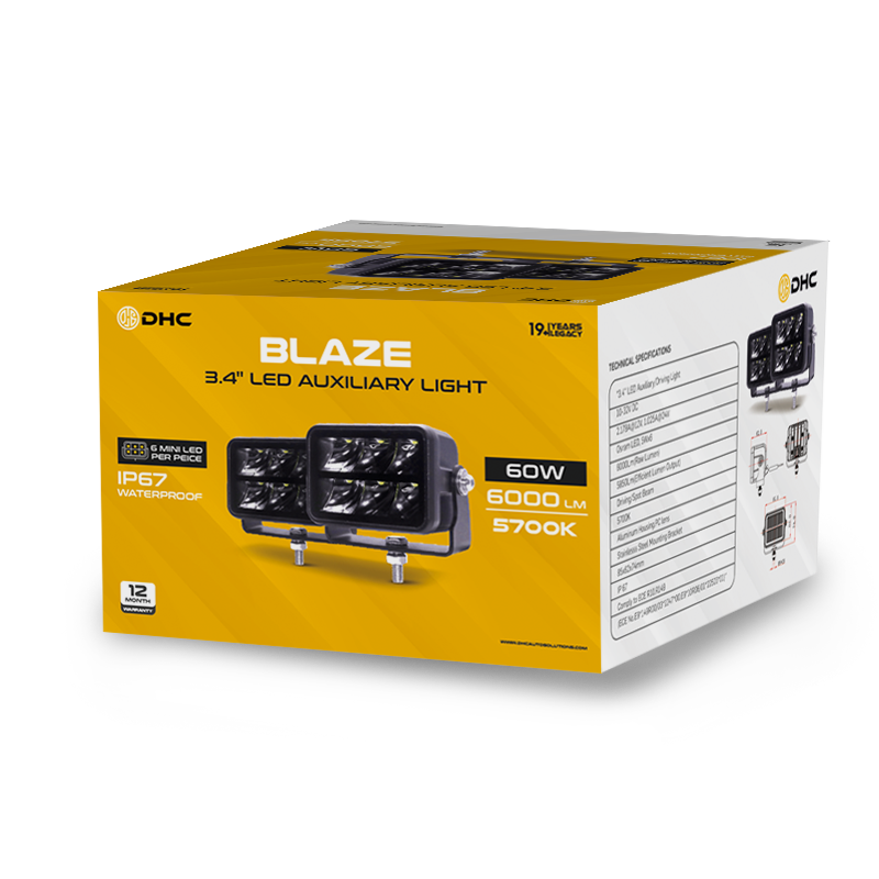 DHC BLAZE 3.4 Inch AUXILIARY with wiring