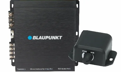 Blaupunkt THA 500.1 Mono Channel Car Amplifier with External Bass Controller