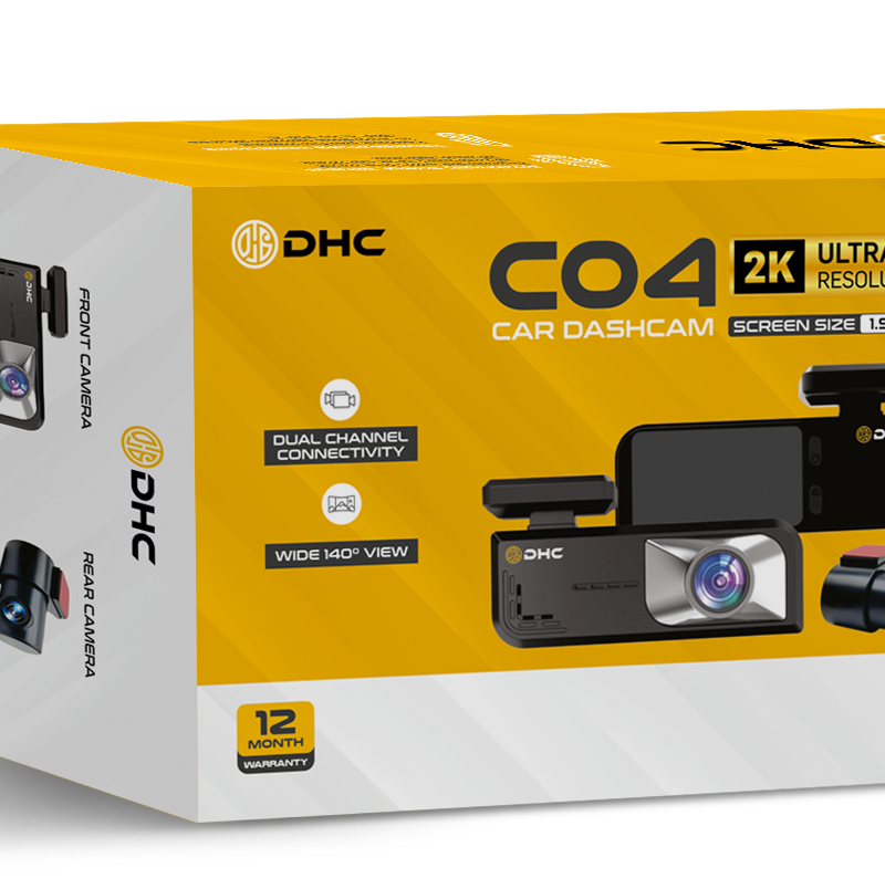 DHC C04 Rear Car Dashcam  (2K Ultra HD)