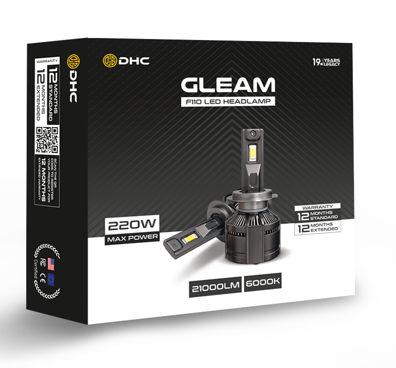 Gleam F110 DHC Led Headlamp 4300K